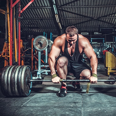 Ketterbell being lifted